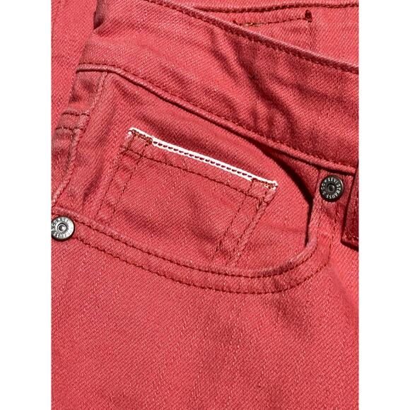 Levi's Jeans Womens 6M‎ Mid Rise Skinny Coral EUC - Picture 4 of 13